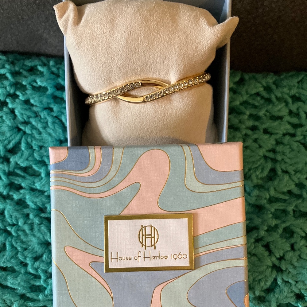 House of Harlow 1960 Gold Bracelet